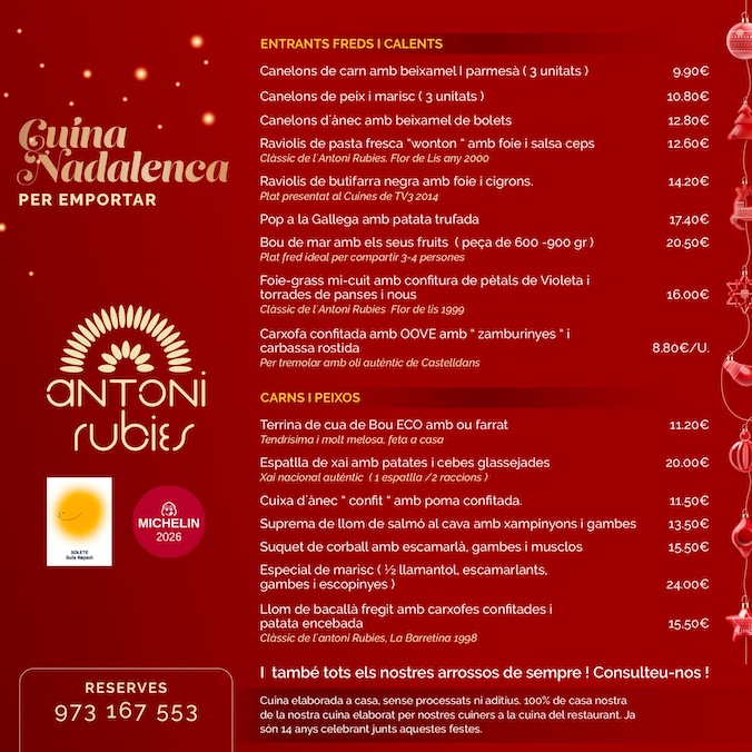 Plats nadalencs per endur.